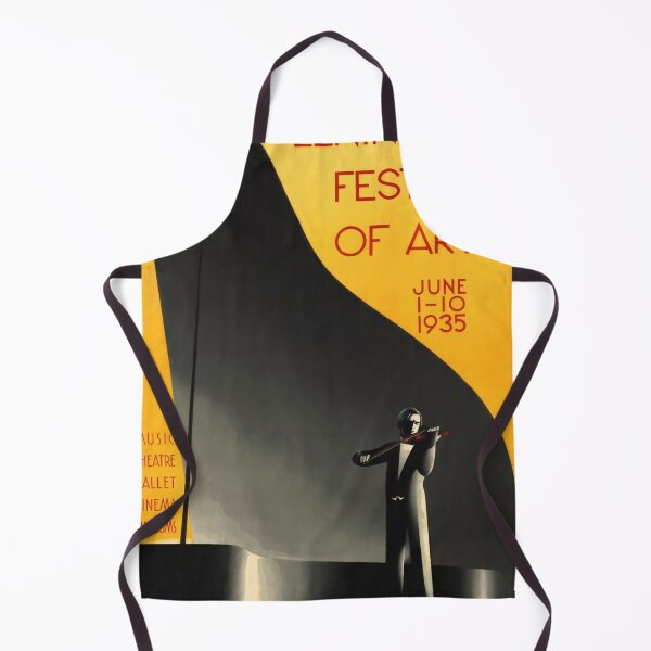 Item preview, Leningrad Festival of Arts Poster 1935 | Constructivist Soviet Design | Geometric & Abstract Violinist Art designed and sold by artofuniverse.