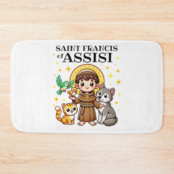 Item preview, Saint Francis of Assisi Saint of Animals Catholic for kids designed and sold by NUMAcreations.