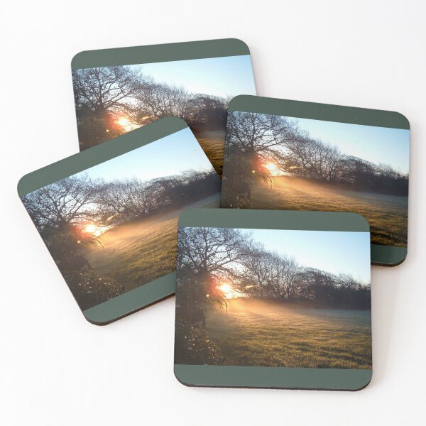 Item preview, FROSTY NEW DAWN FADES WITH MISTY WINTER SUNRISE designed and sold by Richard Brookes Photography.