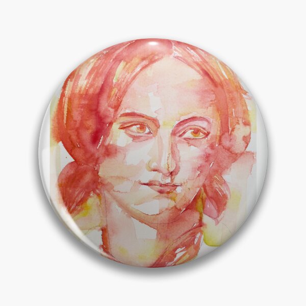 Artikelvorschau, CHARLOTTE BRONTE Aquarellporträt .2 entworfen und verkauft von lautir.