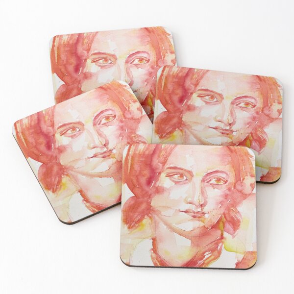 Item preview, CHARLOTTE BRONTE watercolor portrait .2 designed and sold by lautir.