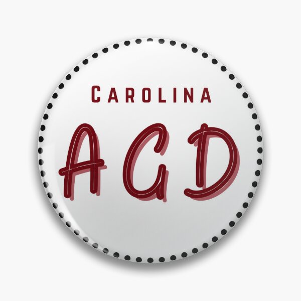 Item preview, AGD South Carolina Football Gameday Pin Button designed and sold by Kickoff Buttons.