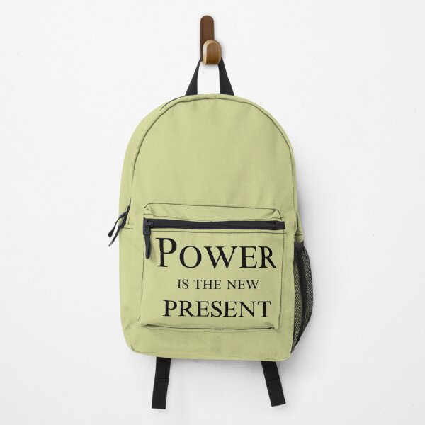 Item preview, Power Is the New Present – Bold Motivational Quote Design designed and sold by ArtNestVerse.