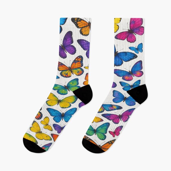 Artikelvorschau, Bunte Überwurfdecke mit Schmetterlingsmuster – Lebendiges, von der Natur inspiriertes Design entworfen und verkauft von alw951.