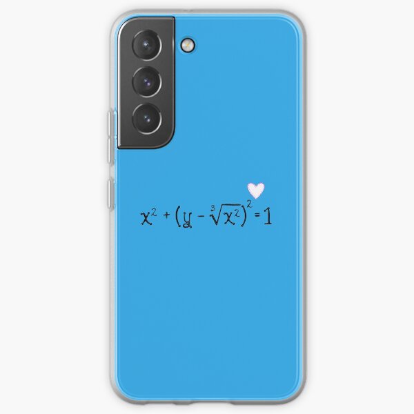 Math heart (blue) Samsung Galaxy Soft Case