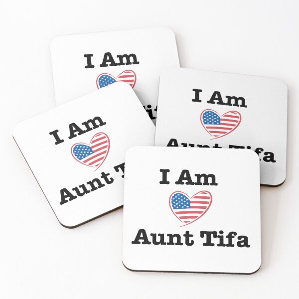 Item preview, I Am Aunt Tifa Shirt Cool Flag T-Shirt Design lover designed and sold by biomood.