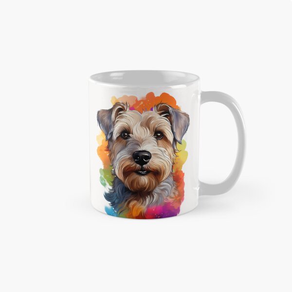 Item preview, Soft-Coated Wheaten Terrier Dreams Splash Art designed and sold by The Digital Compass.