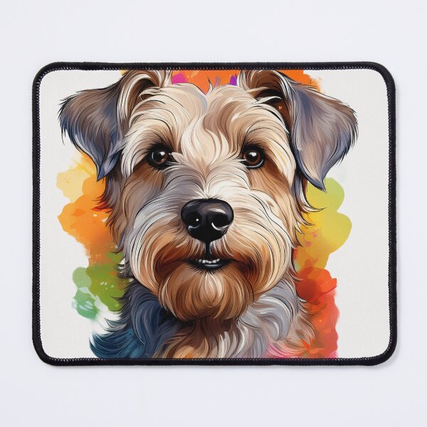 Item preview, Soft-Coated Wheaten Terrier Dreams Splash Art designed and sold by The Digital Compass.