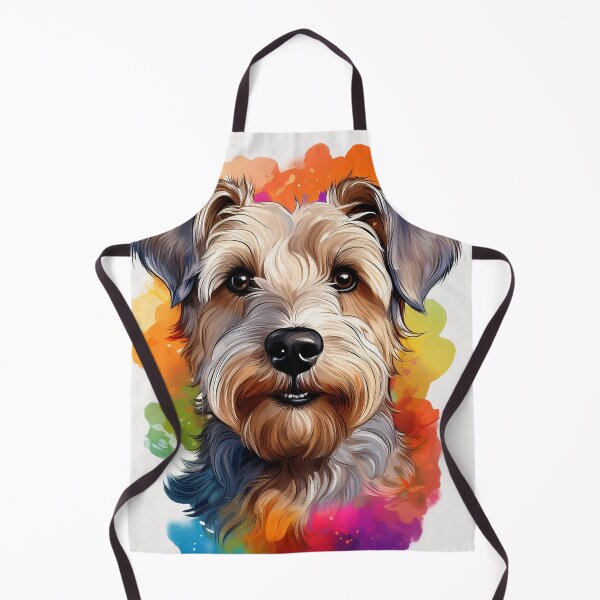 Item preview, Soft-Coated Wheaten Terrier Dreams Splash Art designed and sold by The Digital Compass.