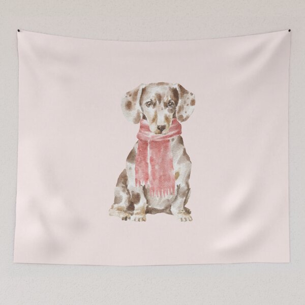 Item preview, One Snuggly Dachshund designed and sold by The Birdie Bloom Club.