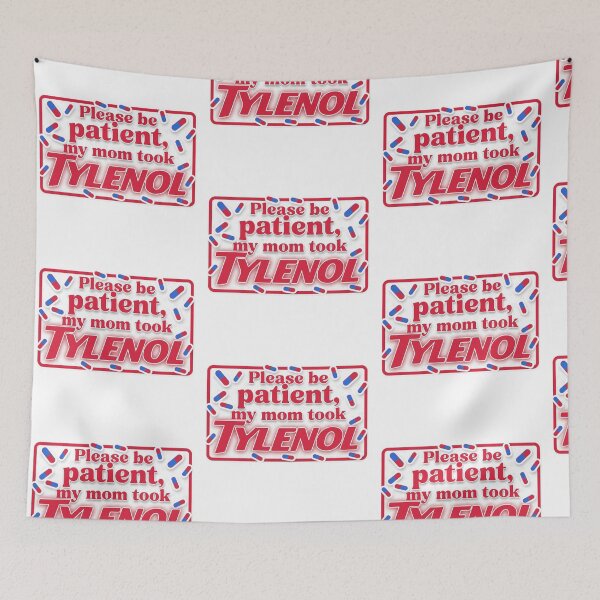 Item preview, Please Be Patient My Mom Took Tylenol Funny Bumper designed and sold by liora1pastel.