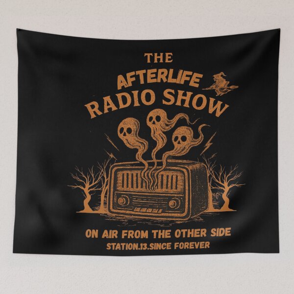 Item preview, The Afterlife Radio Show -Spooky Halloween  designed and sold by Artistusha.