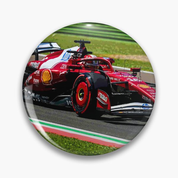 Item preview, Charles Leclerc racing his 2025 F1 car abstract designed and sold by Rodissimus1984.