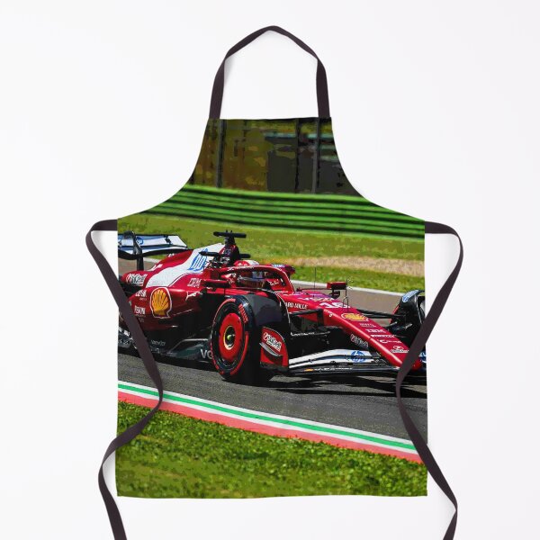 Item preview, Charles Leclerc racing his 2025 F1 car abstract designed and sold by Rodissimus1984.