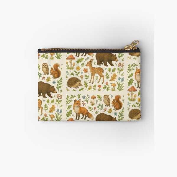 Item preview, Whimsical Forest Creatures Scattered Pattern designed and sold by MiLaKK.