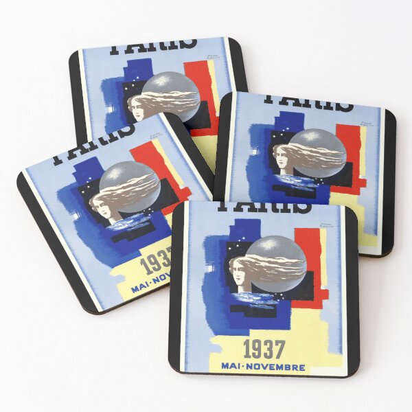 Item preview, 1937 Paris Exposition Poster | Vintage Art Print by Paul Colin | Modernist Deco Style | International Arts & Technology Event designed and sold by artofuniverse.