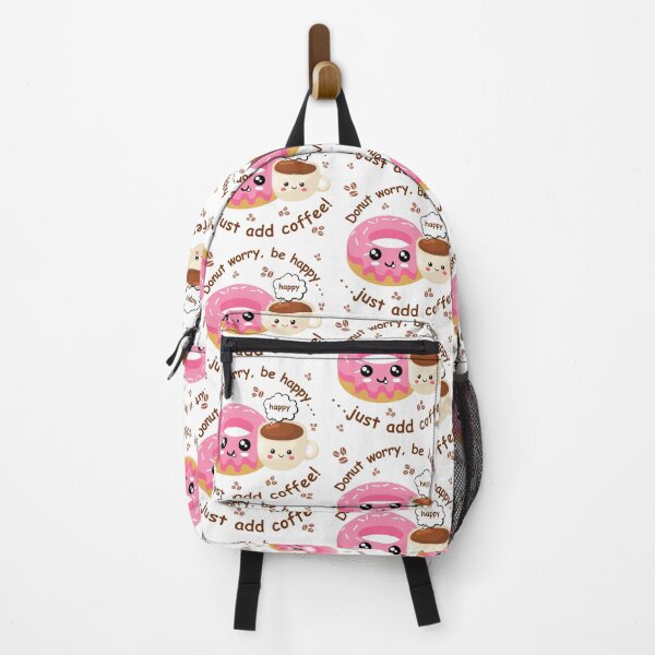 Item preview, Donut worry, be happy just add coffee designed and sold by GraphicTeeHubs.