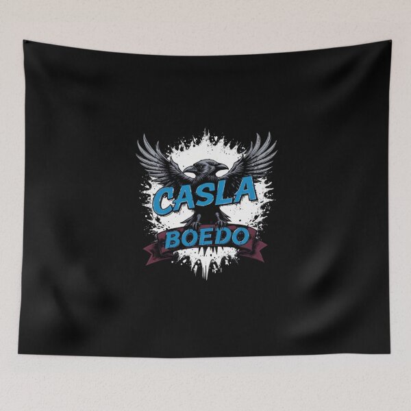 Item preview, Black Cuervo Boedo CASLA Raven AzulGrana Elements SANLORE designed and sold by ART ATTACK ZONE.