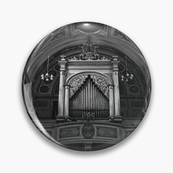 Item preview, Impressive Church Interior Featuring Ornate Pipe Organ, Arches, and Baroque Ceiling Artwork designed and sold by Nmallia.