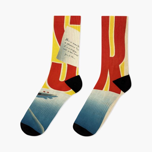 Item preview, Vintage USSR Travel Poster | Soviet Propaganda Art | Mid-Century Maritime Adventure | Retro Ocean Liner & Collectible Decor designed and sold by artofuniverse.