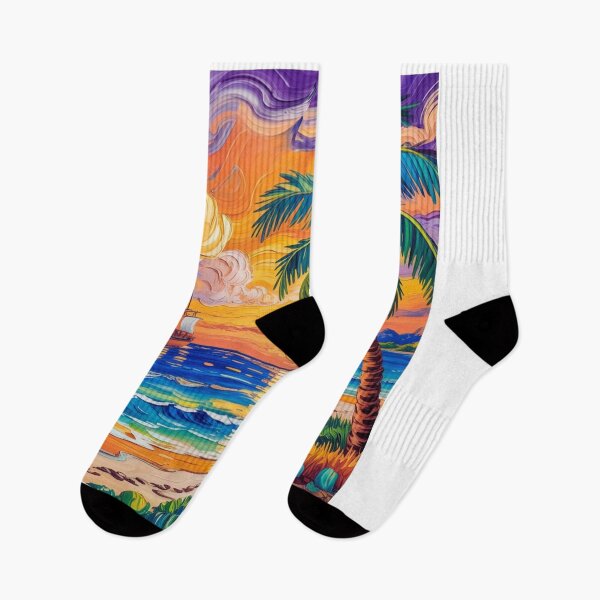 Item preview, Sunset Beach Tropical Palm Tree designed and sold by Fateh-Kro ⭐⭐⭐⭐⭐.