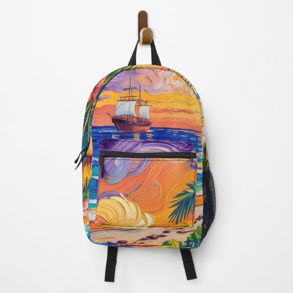 Item preview, Sunset Beach Tropical Palm Tree designed and sold by Fateh-Kro ⭐⭐⭐⭐⭐.
