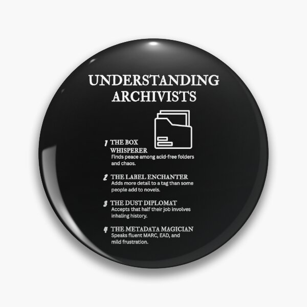 Item preview, Understanding Archivists – Funny Definitions About Archival Life – Black designed and sold by PsyFlow35.