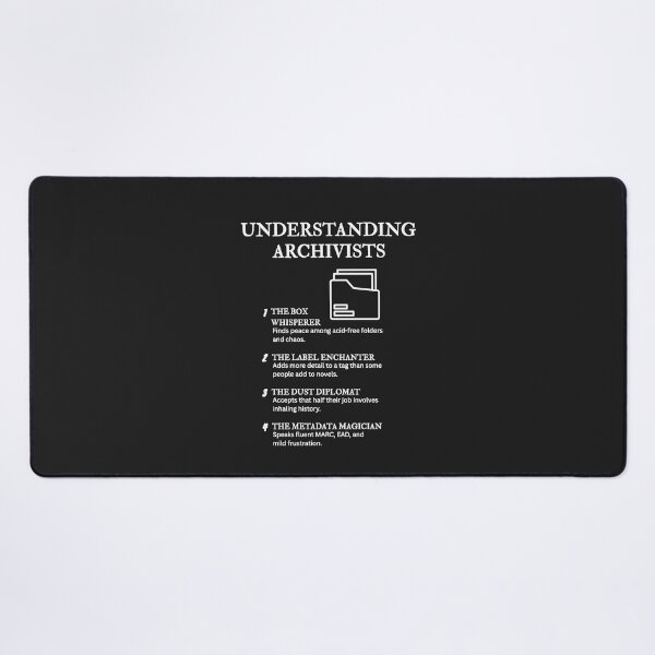 Item preview, Understanding Archivists – Funny Definitions About Archival Life – Black designed and sold by PsyFlow35.