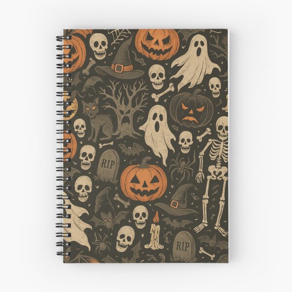 Item preview, Haunted Halloween Chaos – Dense All-Over Spooky Print designed and sold by getpressedshirt.