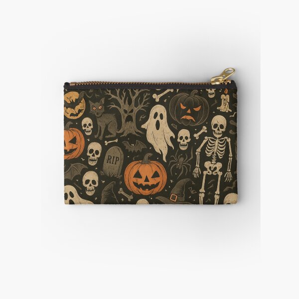 Item preview, Haunted Halloween Chaos – Dense All-Over Spooky Print designed and sold by getpressedshirt.