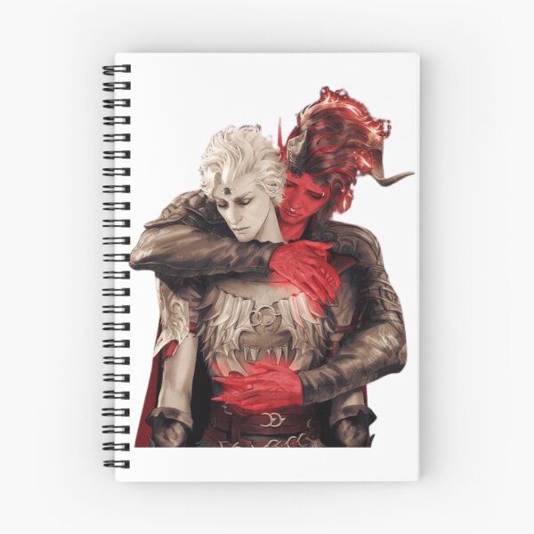 Item preview, Astarion and Karlach Blood and Fire Embrace designed and sold by nighto-0W.