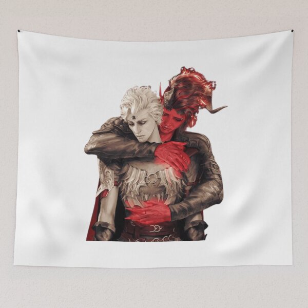 Item preview, Astarion and Karlach Blood and Fire Embrace designed and sold by nighto-0W.