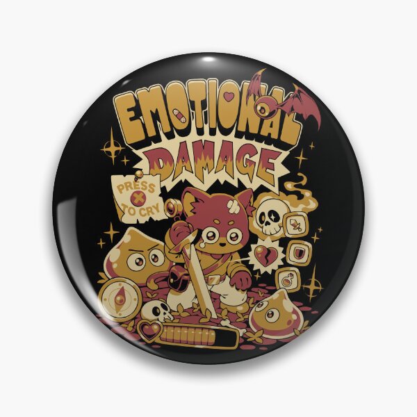 Item preview, Emotional Damage designed and sold by Ilustrata®.