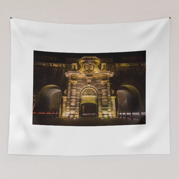 Item preview,  Night View Of Saint Helen's Gate Archway Illuminated With Warm Lighting designed and sold by Nmallia.