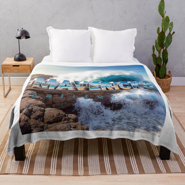Item preview, The Mavericks Beach Print designed and sold by Lichentroupe63.