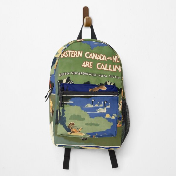 Item preview, Vibrant Vintage Travel Poster | Explore Eastern Canada & Newfoundland | Mid-Century Art | Outdoor Adventure  Wildlife designed and sold by artofuniverse.