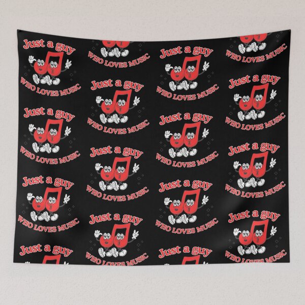 Item preview, Just a Guy Who Loves Music designed and sold by blancheart1.