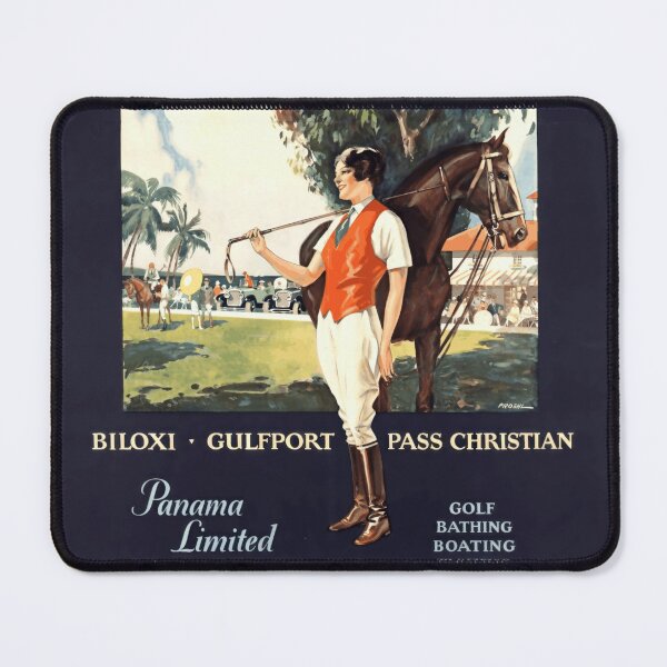 Item preview, Vintage Mississippi Gulf Coast Travel Poster | Biloxi Gulfport & Pass Christian | Art Deco Style with Leisure Luxury designed and sold by artofuniverse.