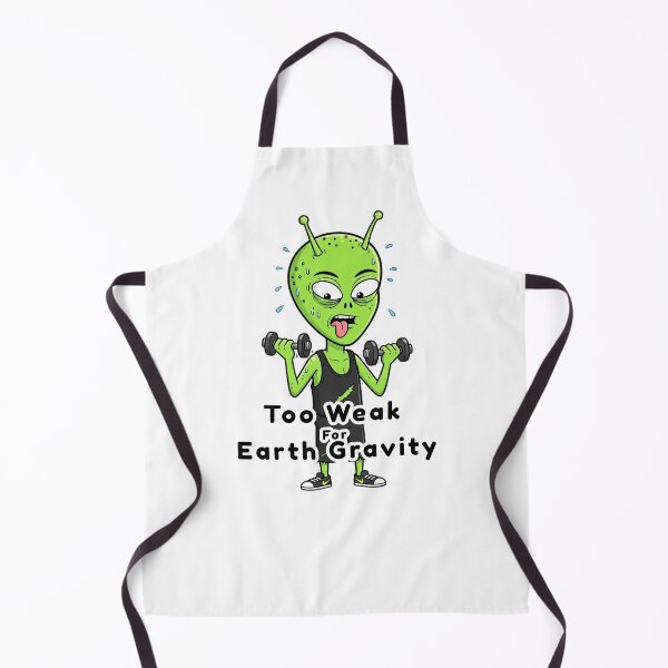 Item preview, Too Weak For Earth Gravity – Funny Workout Alien Cartoon Design designed and sold by EverStitchStudio ★★★★★.