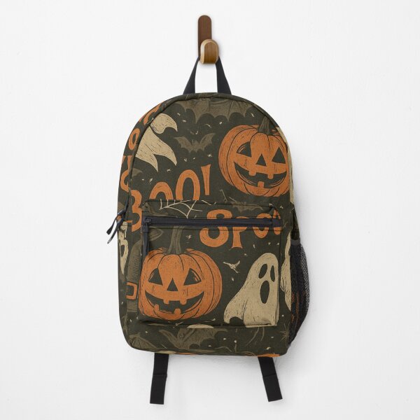 Item preview, Spooky Words & Ghouls – Halloween All-Over Typography Print designed and sold by getpressedshirt.