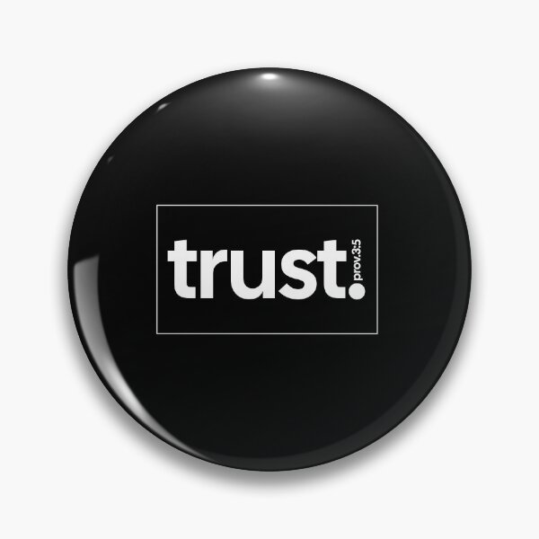 Item preview, Minimalist "Trust" with Proverbs 3:5 Reference designed and sold by EFFATA-ONLINE.