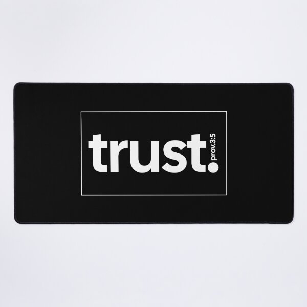 Item preview, Minimalist "Trust" with Proverbs 3:5 Reference designed and sold by EFFATA-ONLINE.