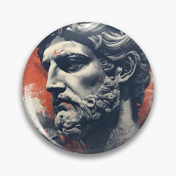 Item preview, Stoic Philosopher – Vintage Graffiti Bust Art designed and sold by Maciek0.