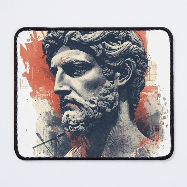 Item preview, Stoic Philosopher – Vintage Graffiti Bust Art designed and sold by Maciek0.