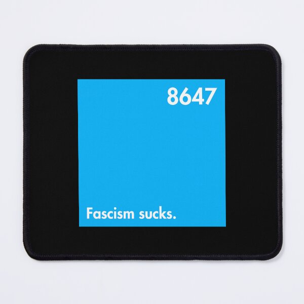 Item preview, Blue Square of Dissent - Fascism sucks - 8647 designed and sold by Thelittlelord.