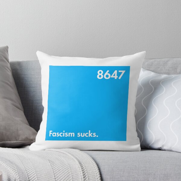 Item preview, Blue Square of Dissent - Fascism sucks - 8647 designed and sold by Thelittlelord.