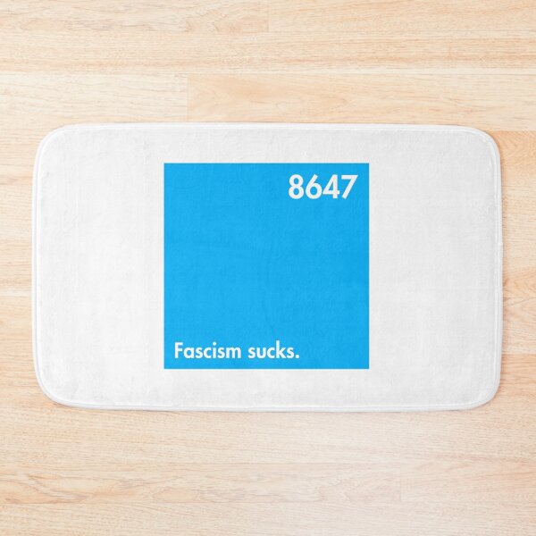 Item preview, Blue Square of Dissent - Fascism sucks - 8647 designed and sold by Thelittlelord.
