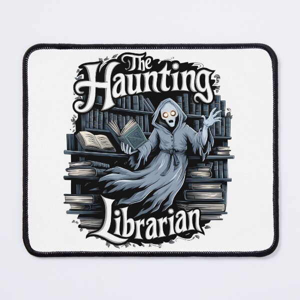 Item preview, The Haunting Librarian – Spooky Ghost Book Lover Design designed and sold by TakeOnline247.