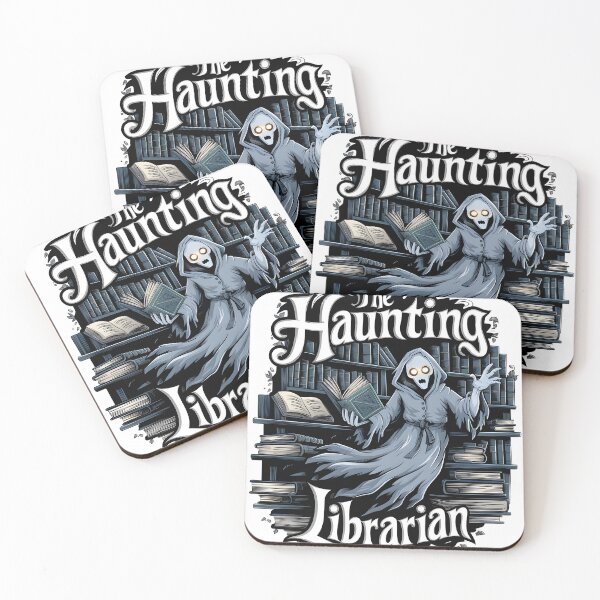 Item preview, The Haunting Librarian – Spooky Ghost Book Lover Design designed and sold by TakeOnline247.