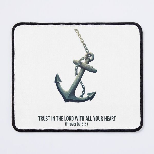 Item preview, Trust in the Lord Proverbs 3:5 Anchor of Faith Christian Design. designed and sold by loveandlightrb.